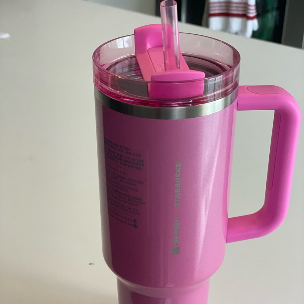 stanley x Starbucks exclusive 2024 PINK 40oz tumbler new